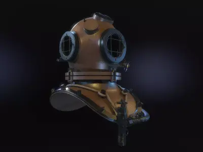 Diving Helmet 3D model