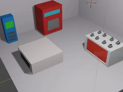 genarator room  Free low-poly 3D model