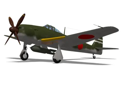 Kawasaki Ki119 3D model