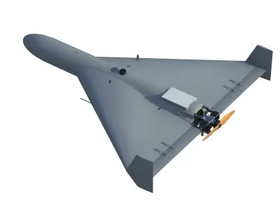 Lucas Flm 136 attack drone 3D model