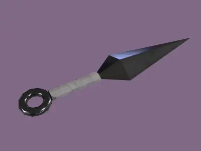 Naruto Weapon Small Pack Low-poly 3D model