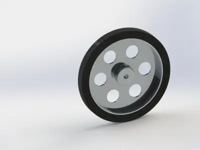 Robots Wheels Free 3D model
