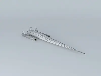 SciFi Spaceship Free 3D model