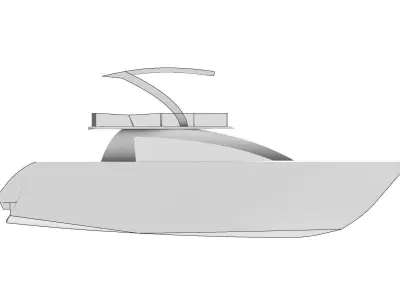 Yacht Design Made On Rhino8 3D model