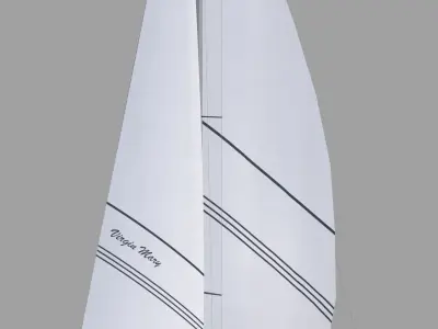 Sailboat 3D model