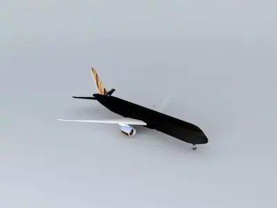 UpTheTerrain Airways Boeing 767 400 Free 3D model