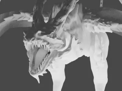Dragon 3D model order