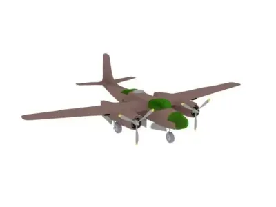 AIRCRAFT INVADER 3D model