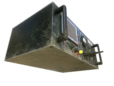 Military Radio  - PBR  Game-Ready Low-poly 3D model