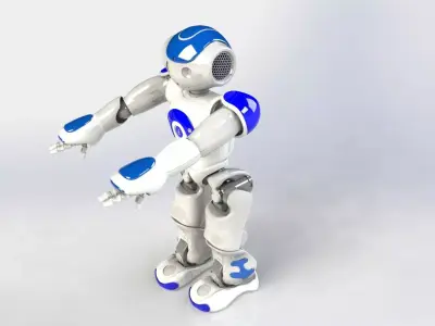 NAO robot v4 3D model