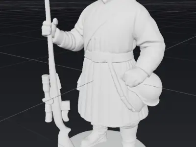 The Cossack Modern Style 3D model