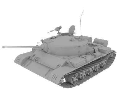 Tank T-55 3D model