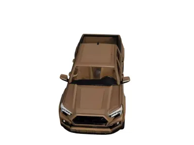 Generic Pickup Simple Durable Utility Truck 04 3D model
