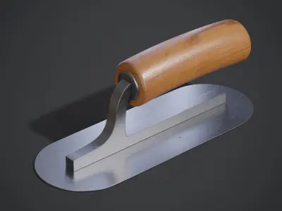 Mini Pool Trowel 3D model