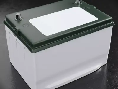 Car Battery Type B 3D model