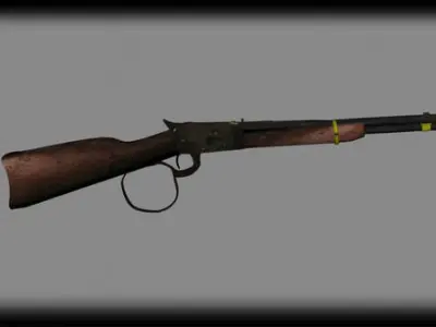 Gun 3D model purchase