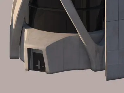  Futuristic Building 104 