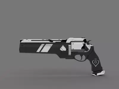 ASE OF SPADES HAND CANNON 3D model