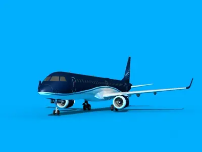 Embraer Emb-190 Charter One 3D model