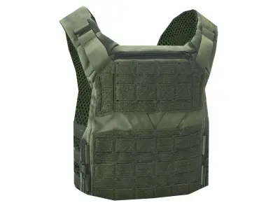 Military Vest Low-poly 3D model