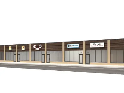Retail-073 Retail Store 3D model