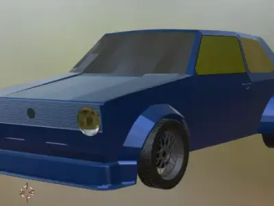 Low poly Golf 1 3D model