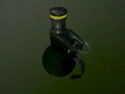 Grenade GME-FMK2-MOD0 Low-poly 3D model