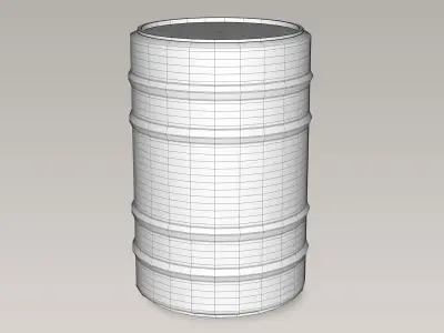 Designer Barrels Pack 3D model