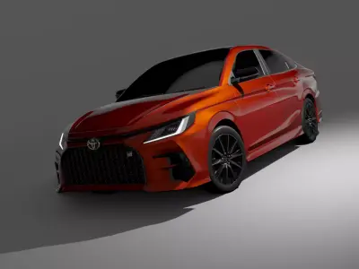 Toyota Vios HEV GR Sport  2025 3D model