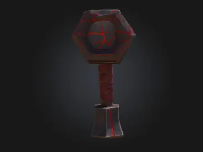 Mythic Battle Axe 3D model