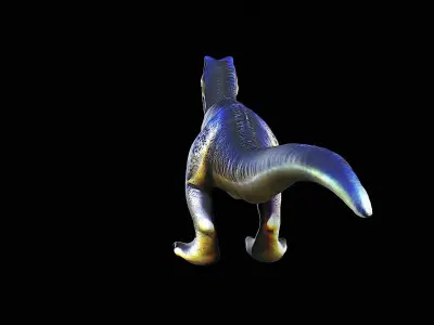 cartoon t-rex dinosaur 3D model