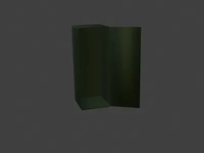 Big safe Low-poly 3D model