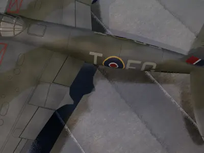 DeHavilland Mosquito Mk-6 3D model
