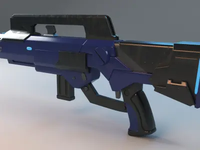 Famas Assault Rifle 3D model purchase
