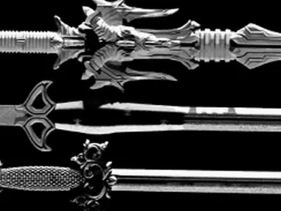 Medieval Sword BaseMesh   IMM brush   ABR brush  OBJ     VOL 01 3D model