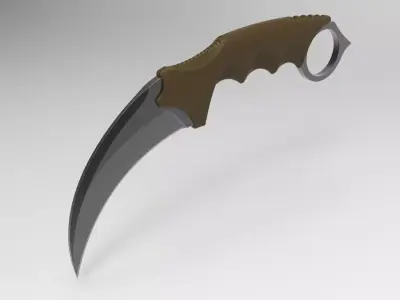 Knife 3D model get