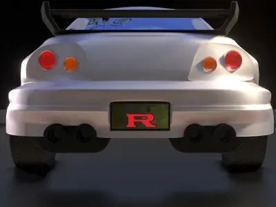 R34 Skyline  Free 3D model