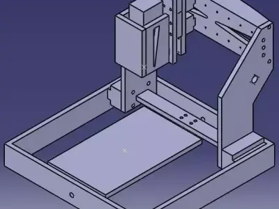 3 axis desktop router Free 3D model