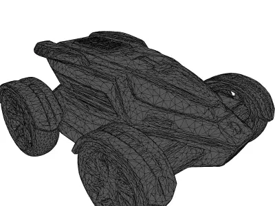 Futuristic OffRoad Vehicle 3D model