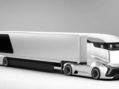 Generic Future Truck EV 3D model
