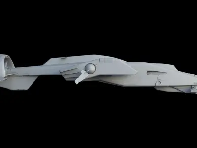 Sci-Fi Hunter 3D model