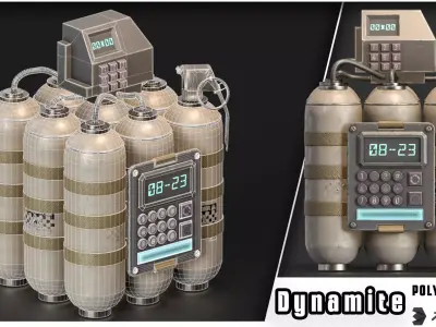 Dynamite 8 3D model