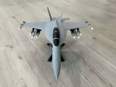 F 18 Super Hornet 3D print model