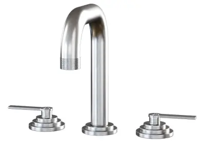 3 Hole lavatory filler without pop-up waste by Samuel Heath  3D model