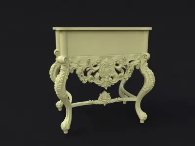 bedside table 3D model