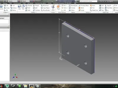 Tutorial for adaptive inventor parts Free 3D model