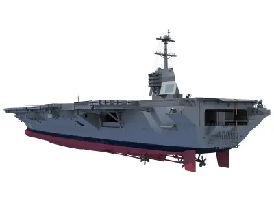 USS Gerald R F Aircraft Carrier CVN-78 3D model