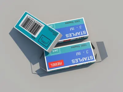 Staples Packaging 3D model