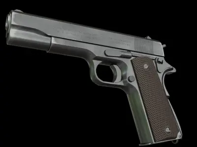 Colt 1911 Low Poly PBR Low-poly 3D model
