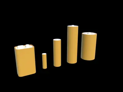 Battery 3D model